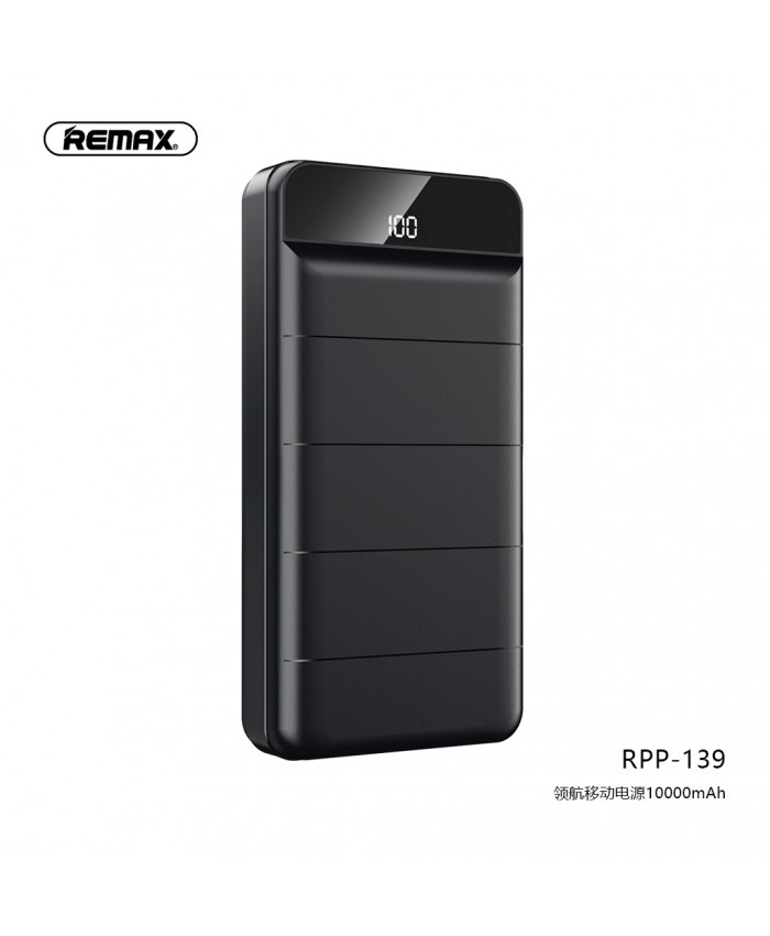 REMAX 10000mAh Leader Multiple Input & Out Put PowerBank RPP-139